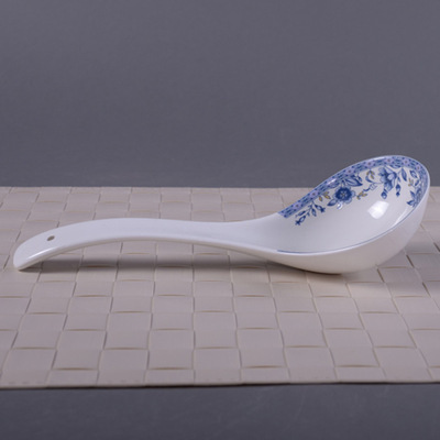 【廠家直銷 骨瓷湯勺 馬戈大勺 蘭花朵朵 陶瓷加工】價格,廠家,圖片,刀叉,唐山高新技術(shù)產(chǎn)業(yè)園區(qū)春雷藝術(shù)陶瓷廠-